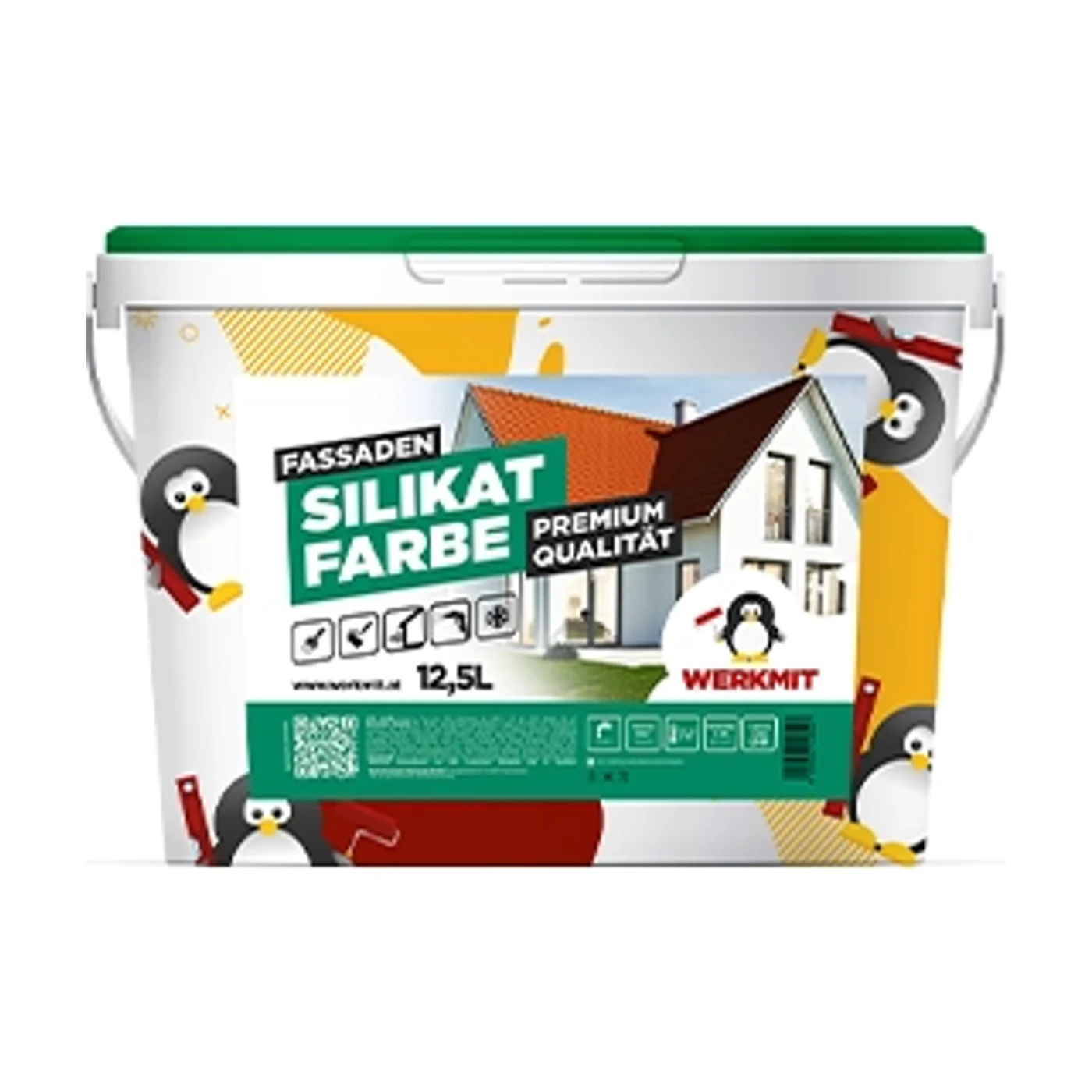 WERKMIT Silikat Fassadenfarbe 