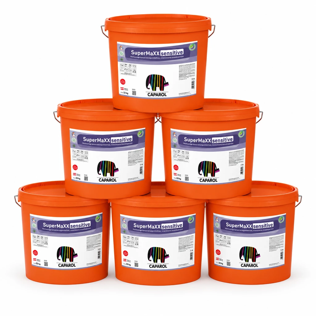 Sparset: 6 Eimer Caparol SuperMaXX sensitiv