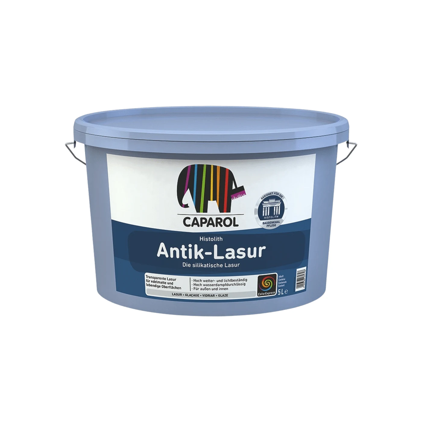 Caparol Histolith Antik-Lasur Silikatlasur weiß – Packshot Hersteller