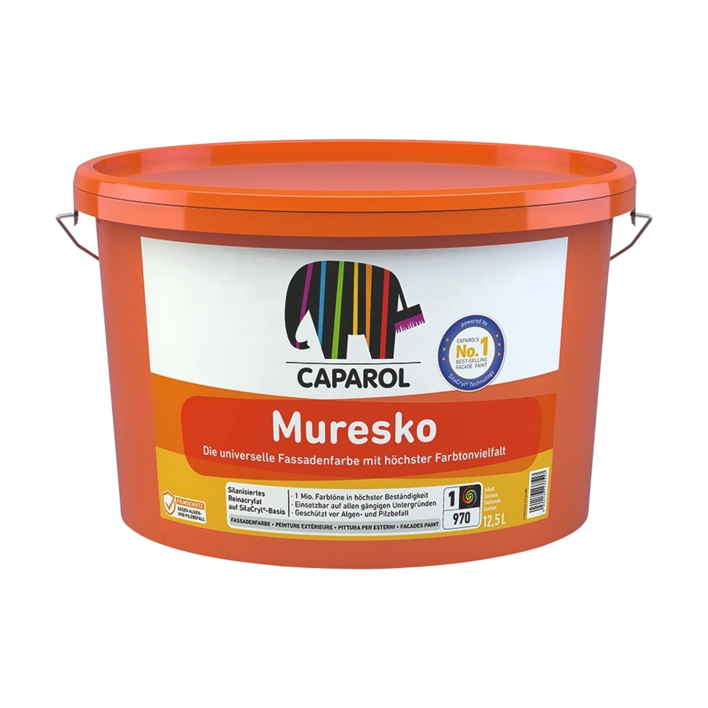 Sparset 6 × Muresko Fassadenfarbe 12,5 l