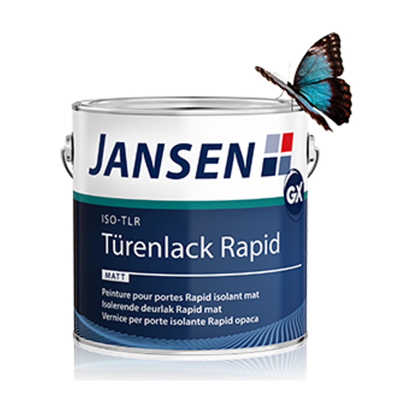 JANSEN ISO-TLR Türenlack Rapid – Packshot Hersteller (Jansen)