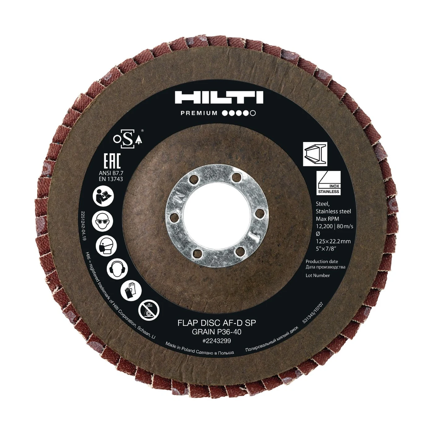HILTI Fächerscheiben AF-D