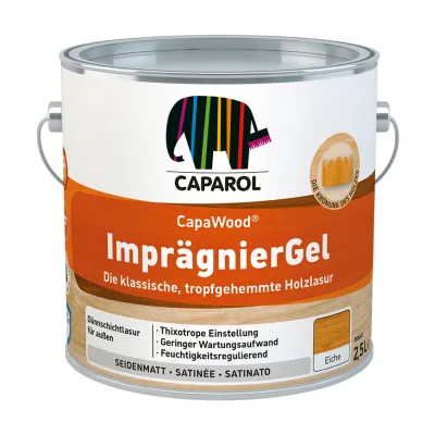 Caparol CapaWood ImprägnierGel Holzlasur Wunschfarbton